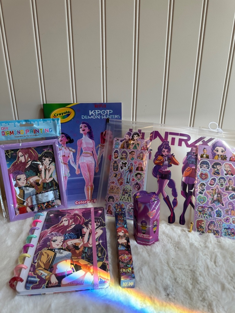 K-Pop Demon Hunters Sticker & Activity Bundle - Purple Pink